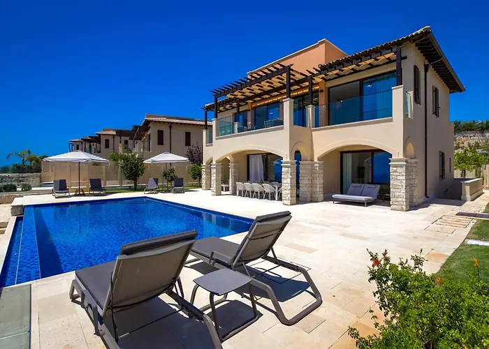 Stunning Uv09 Oniro With Sea Views, Aphrodite Hills Vila *